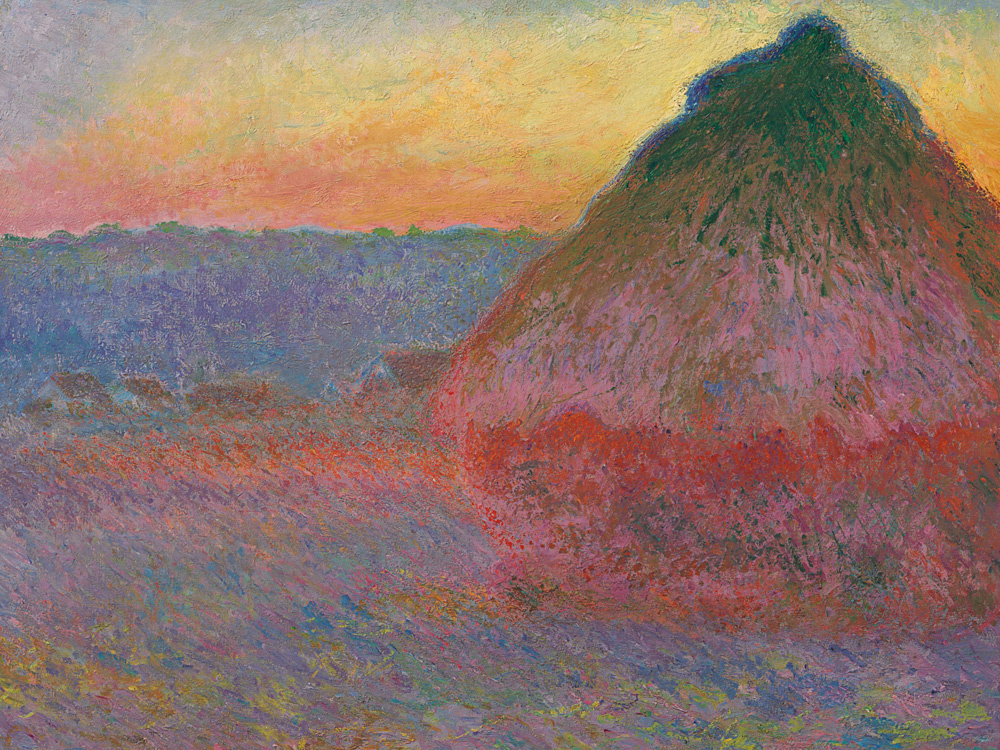 Клод Моне, «Стог» (Grainstack in the Sunlight, 1891). Артикул: 114100