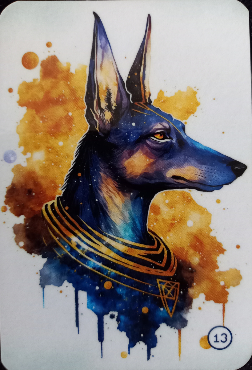 Изображение карты 13 ШАКАЛ нейрооракула ТА-КЕМЕТ