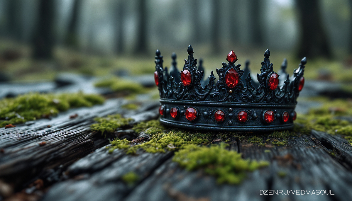 Авторское изображение @vedmasoul. Cгенерировано ИИ. Порча на манию величия