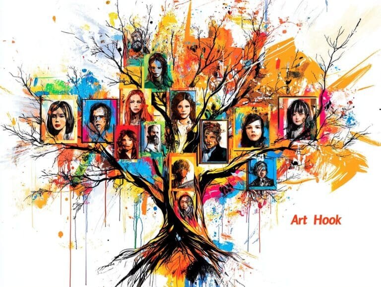    Семейное древо в росписи: как создать уникальное произведение искусства и сохранить свою историю для будущих поколений Art-Hook.Ru