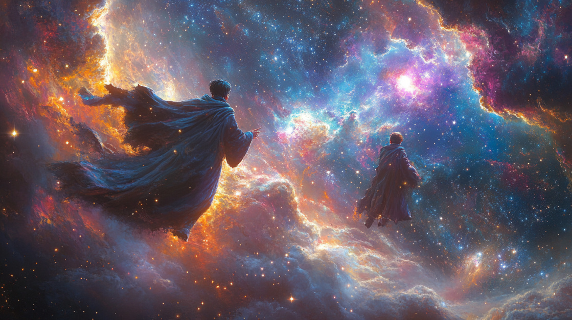 Гарри впервые смотрит на звёзды. В этот момент он не просто видит небо — он чувствует Вселенную.