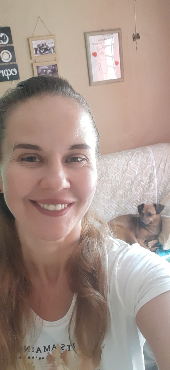 Я и наша Лили.