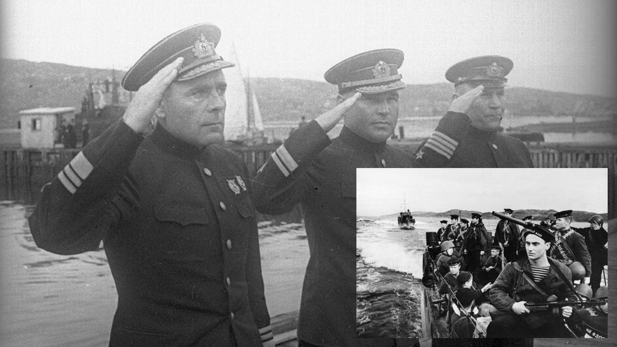 Командующий Северным флотом вице-адмирал Арсений Головко