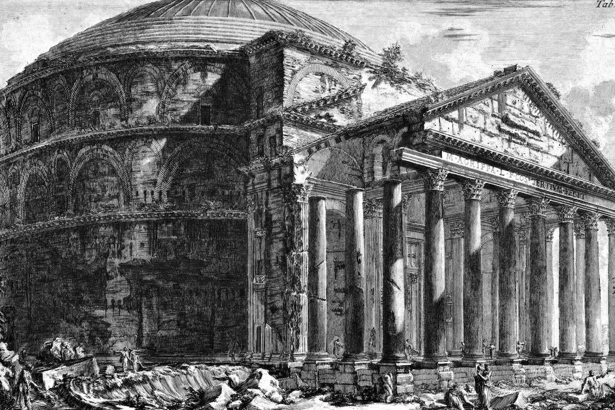Пиранези. Рисунок. Пантеон