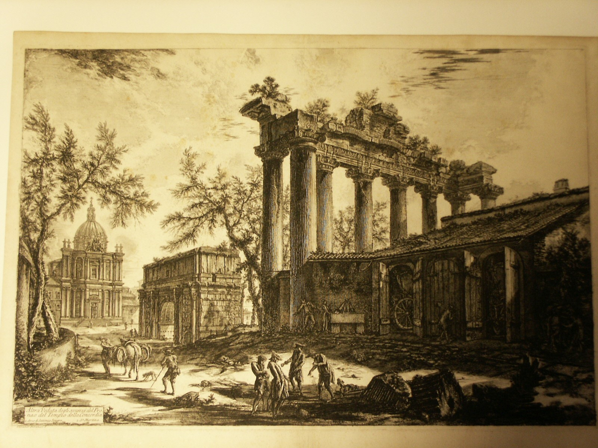 Пиранези. Рисунок. Римский форум