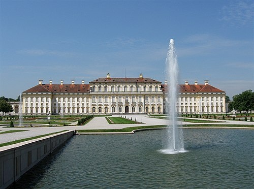 Дворцовый ансамбль эпохи барокко под Мюнхеном дворец Шлайсхайм