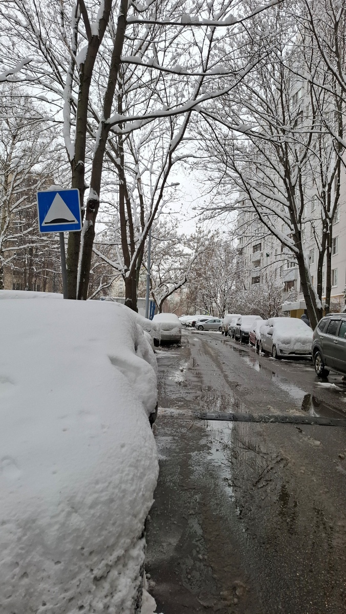 Апрельские сугробы