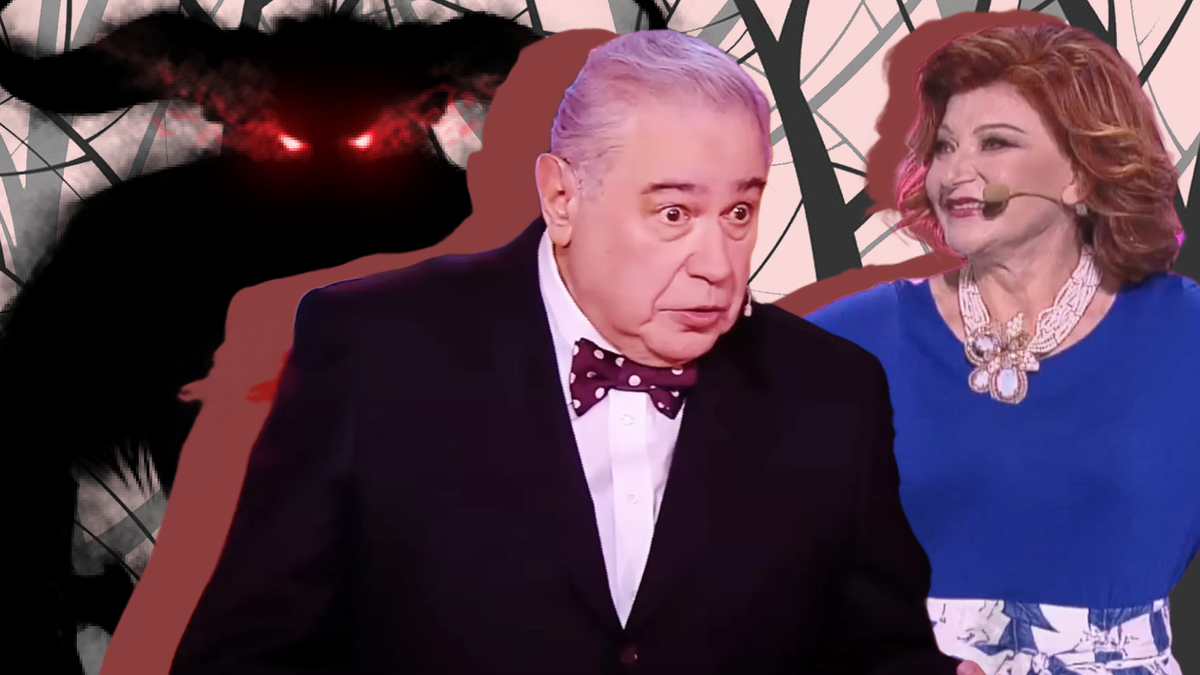 Евгений Петросян и Елена Степаненко. Фото: PrtScr - youtube.com/Петросян Live/"Смотрим"