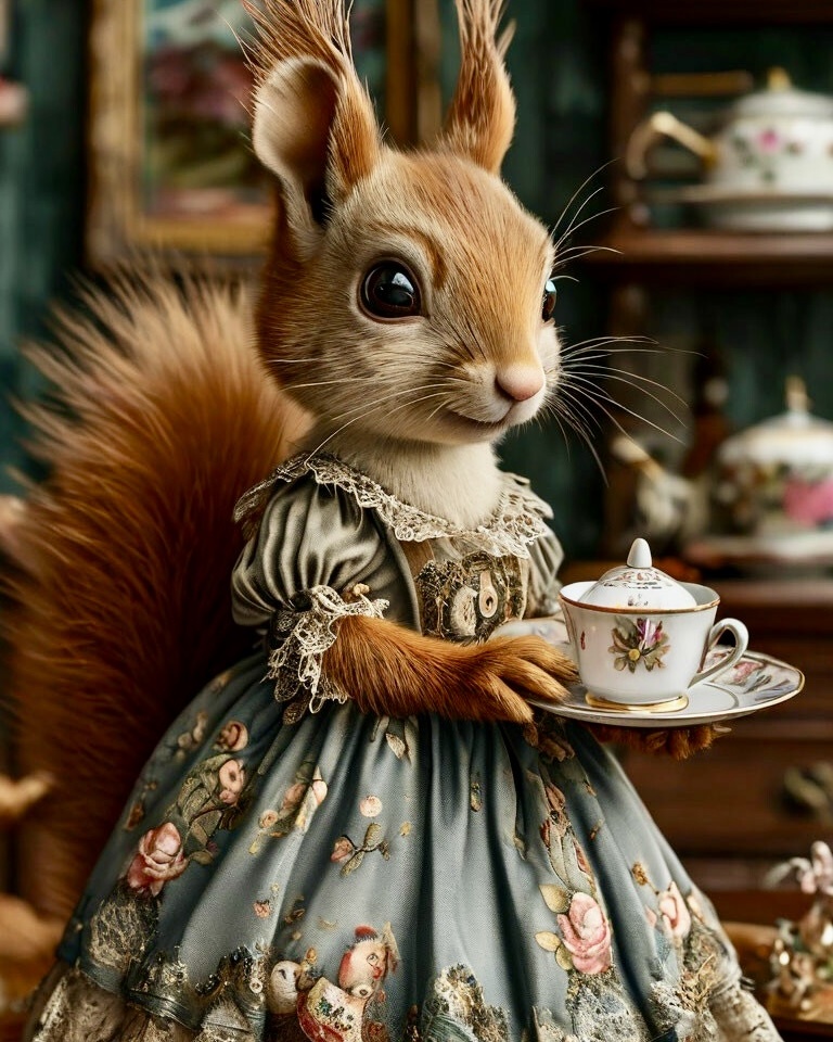 Гостеприимная белочка