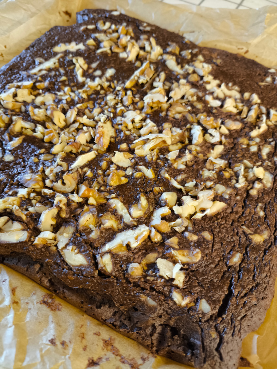 Банановый кекс без муки