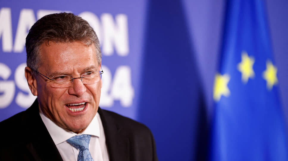 Марош Шефчович.📷Фото: Johanna Geron / Reuters