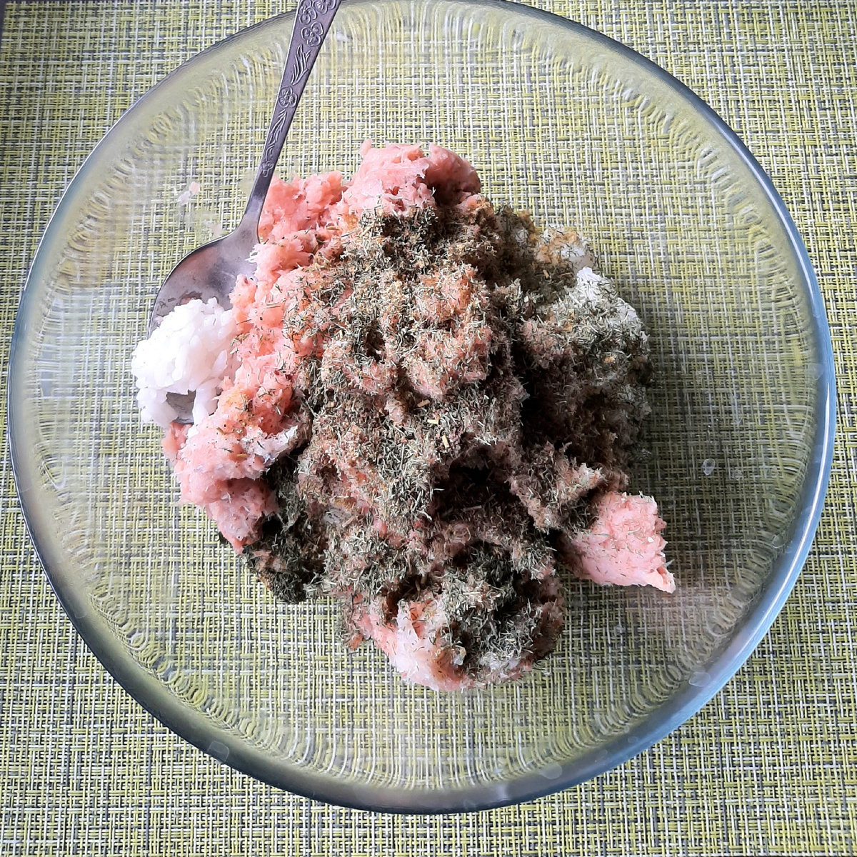 Фарш для рыбных тефтелей 