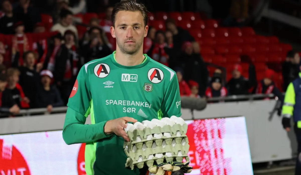     Вратарь норвежского клуба «Брюне» Ян де Бур. Источник: mosregtoday.ru Автор фото: ФК "Брюне"