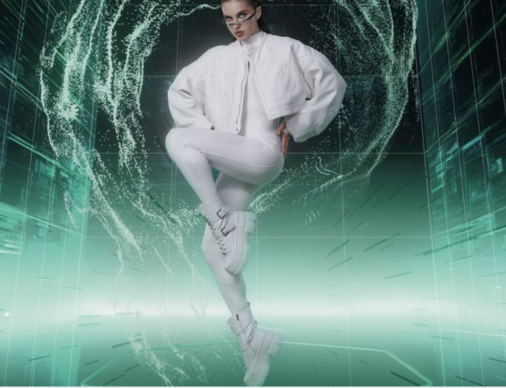 Мария Виноградова в образе "Симфония человеческой и технологической красоты"