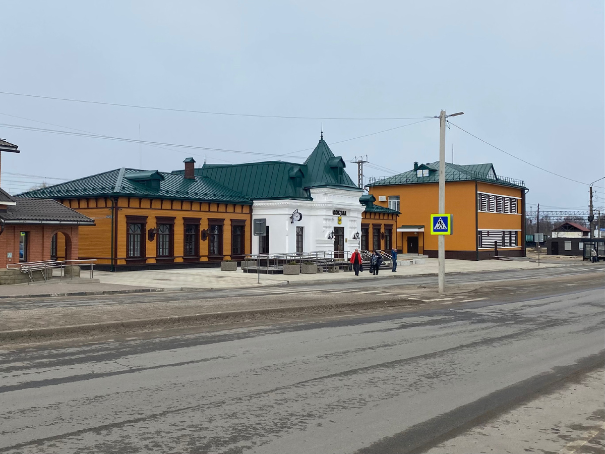 Вокзал в городе Нерехта Костромской области