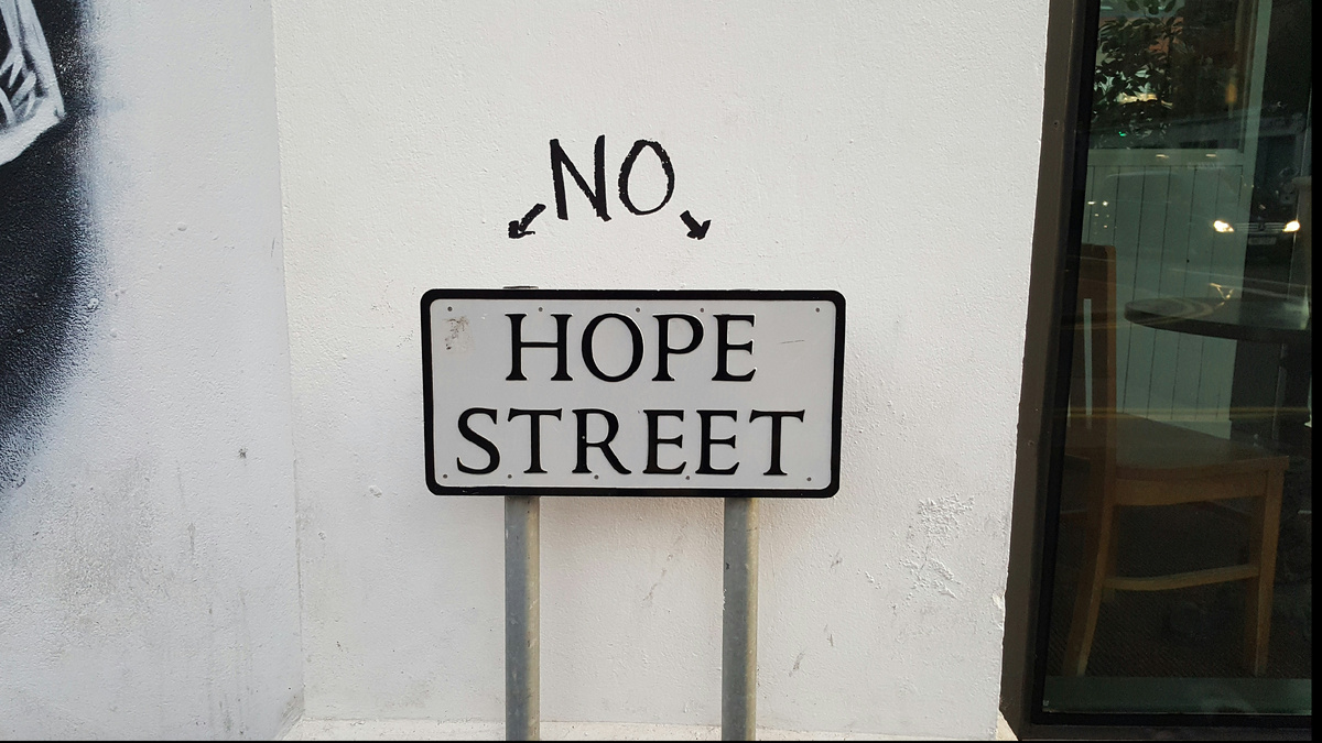 Белфаст, Великобритания. Улица без Надежды