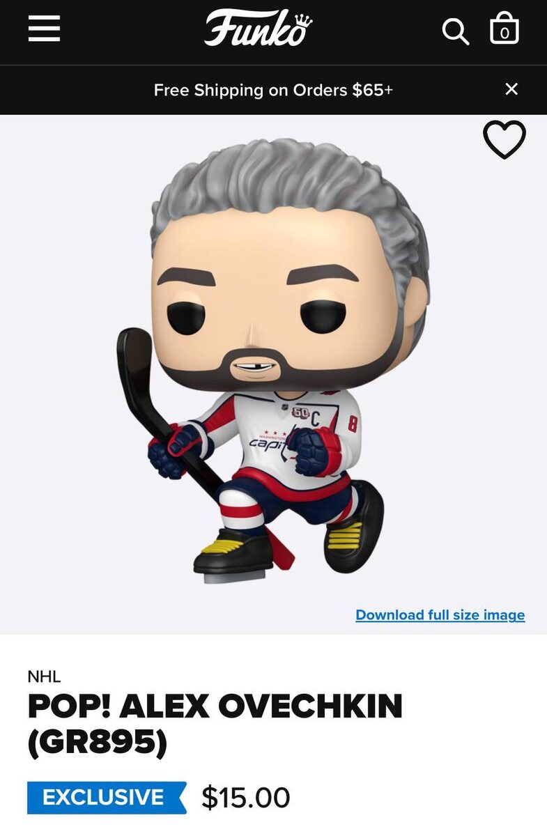 Funko POP анонсировали фигурку Александра Овечкина — предзаказы уже открыты  