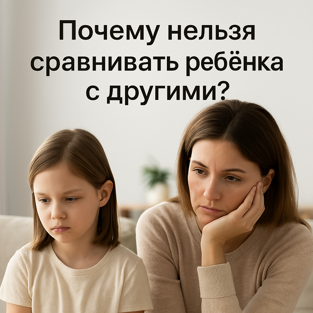 Почему нельзя сравнивать ребёнка с другими: уникальность, развитие и любовь 
