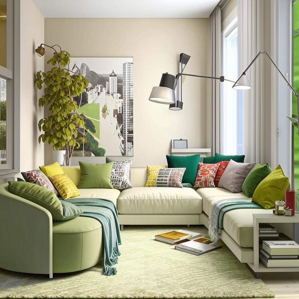 Гостиная в стиле модерн 