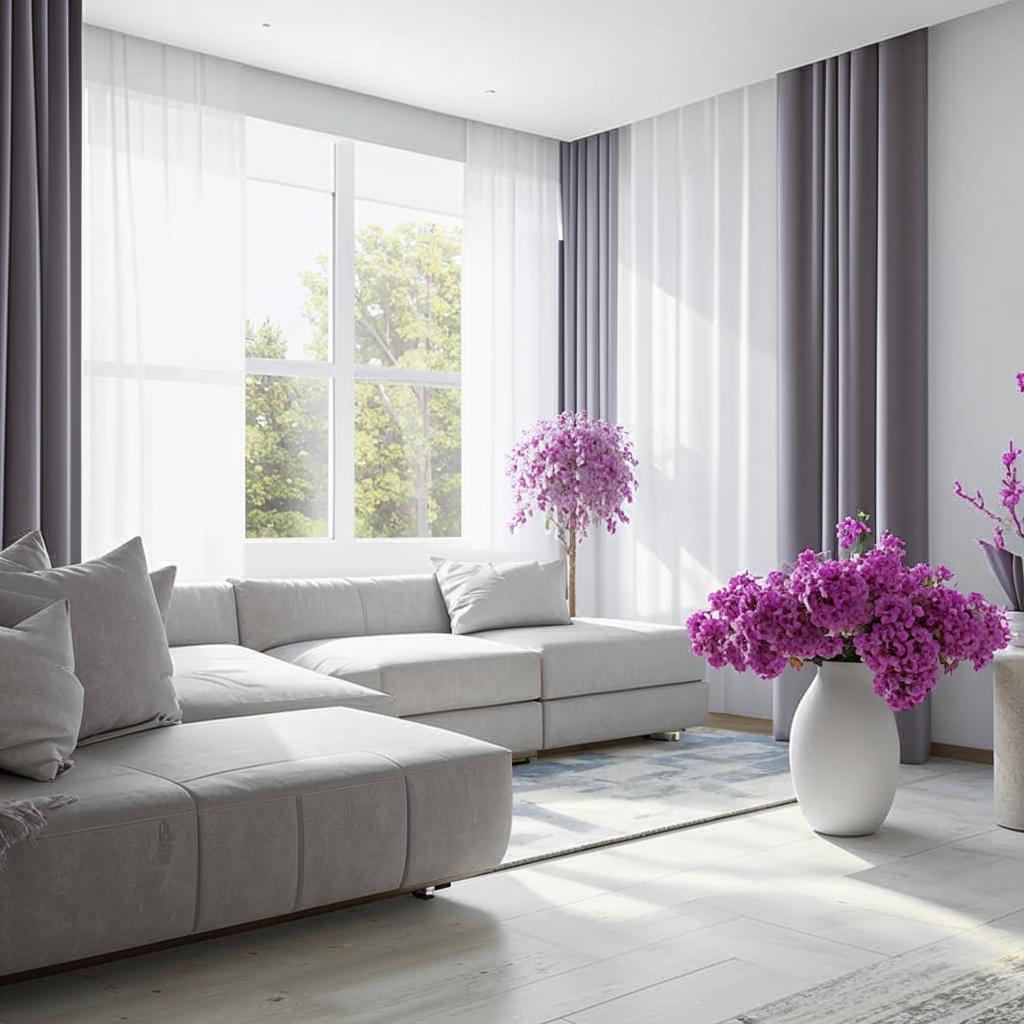 Комнатные цветы в интерьере