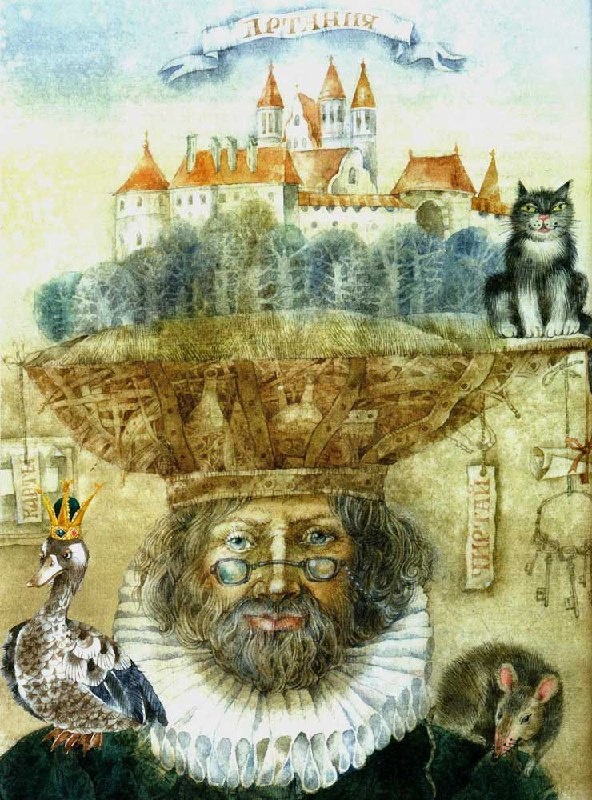 © Рита Тимохова. Илл. к книге Н.А. Голубевой «Сказки тётушки Руфь» (2011).