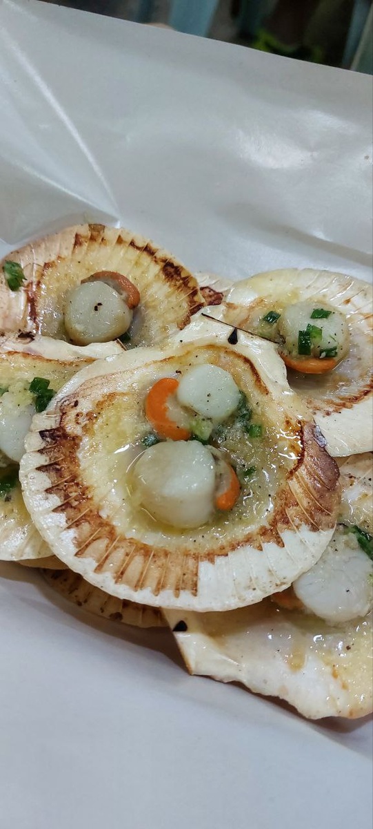 Приготовленные морские гребешки