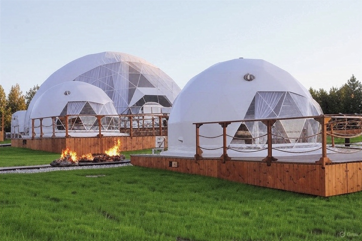 Глэмпинг в России набирает обороты: к марту 2024 года в стране уже 517 объектов, а в 2021 году их было всего 180