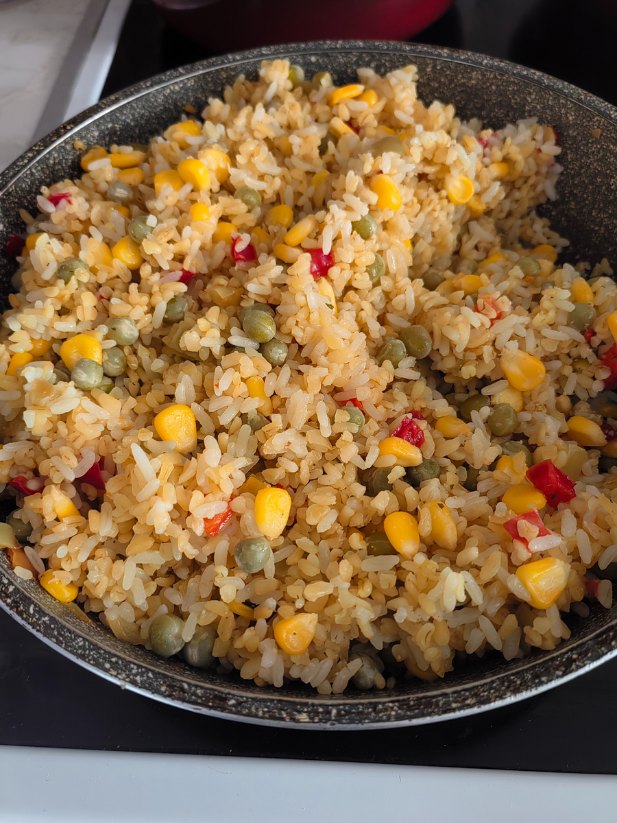 Такой гарнир получился