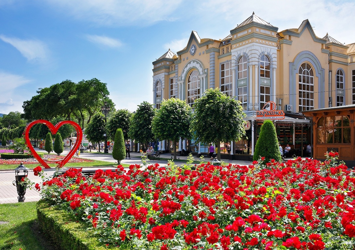 Кисловодск.Курортный бульвар.