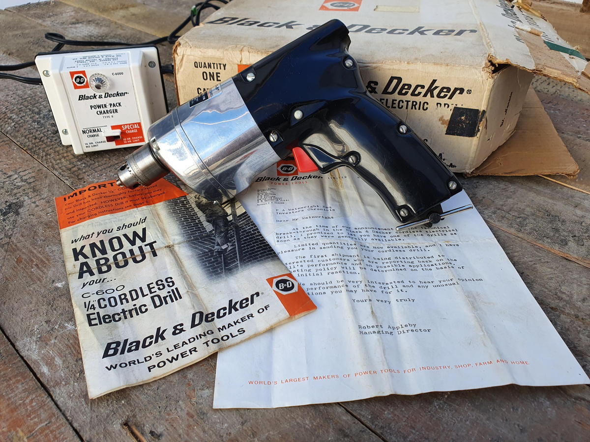 Шуруповерт Black&Decker 1961 года/ Reddit.com 