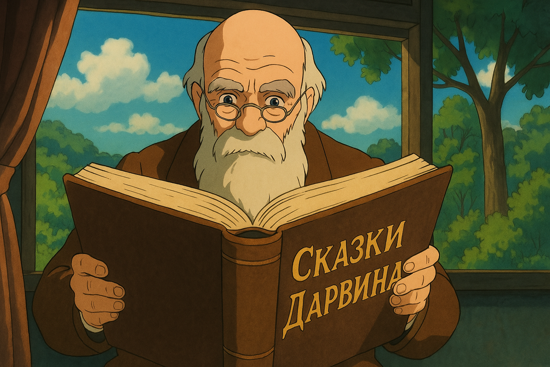 Теория происхождения человека Дарвина — красивая сказка