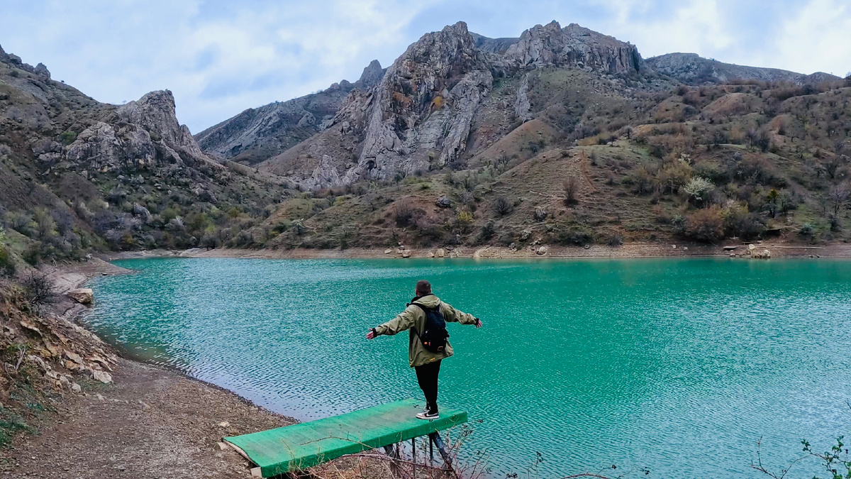 Озеро Панагия в Зеленогорье, Крым