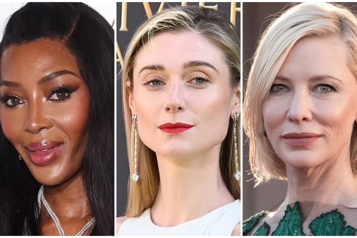     Наоми Кэмпбелл в прозрачном наряде, Элизабет Дебики в платье с вырезами и Кейт Бланшетт в ярком образе на премии