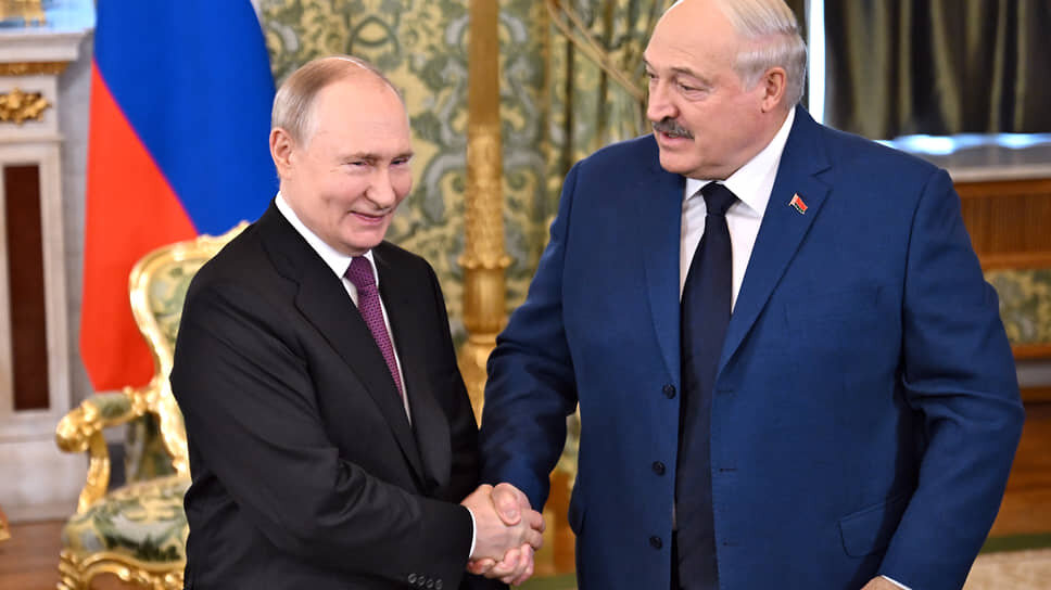 Владимир Путин и Александр Лукашенко.📷Фото: Дмитрий Азаров / Коммерсантъ