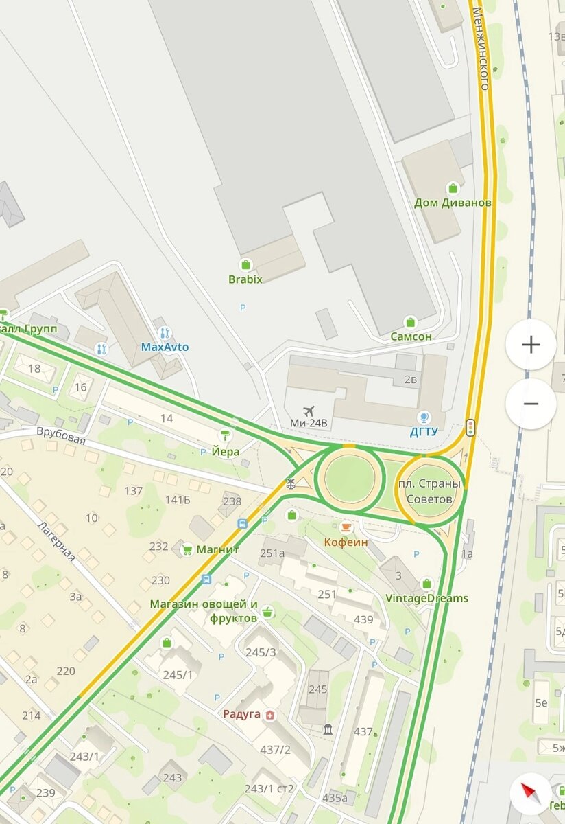 Месторасположение памятника. 