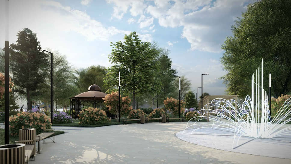 Парк пионеров в Кушве.📷Фото: Проектная документация