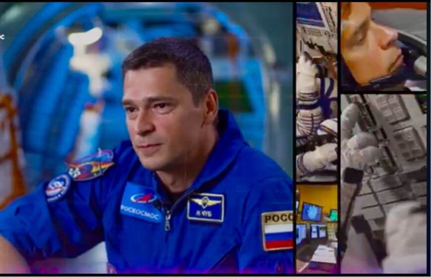 Космонавт Николай Чуб. Источник: Роскосмос ТВ