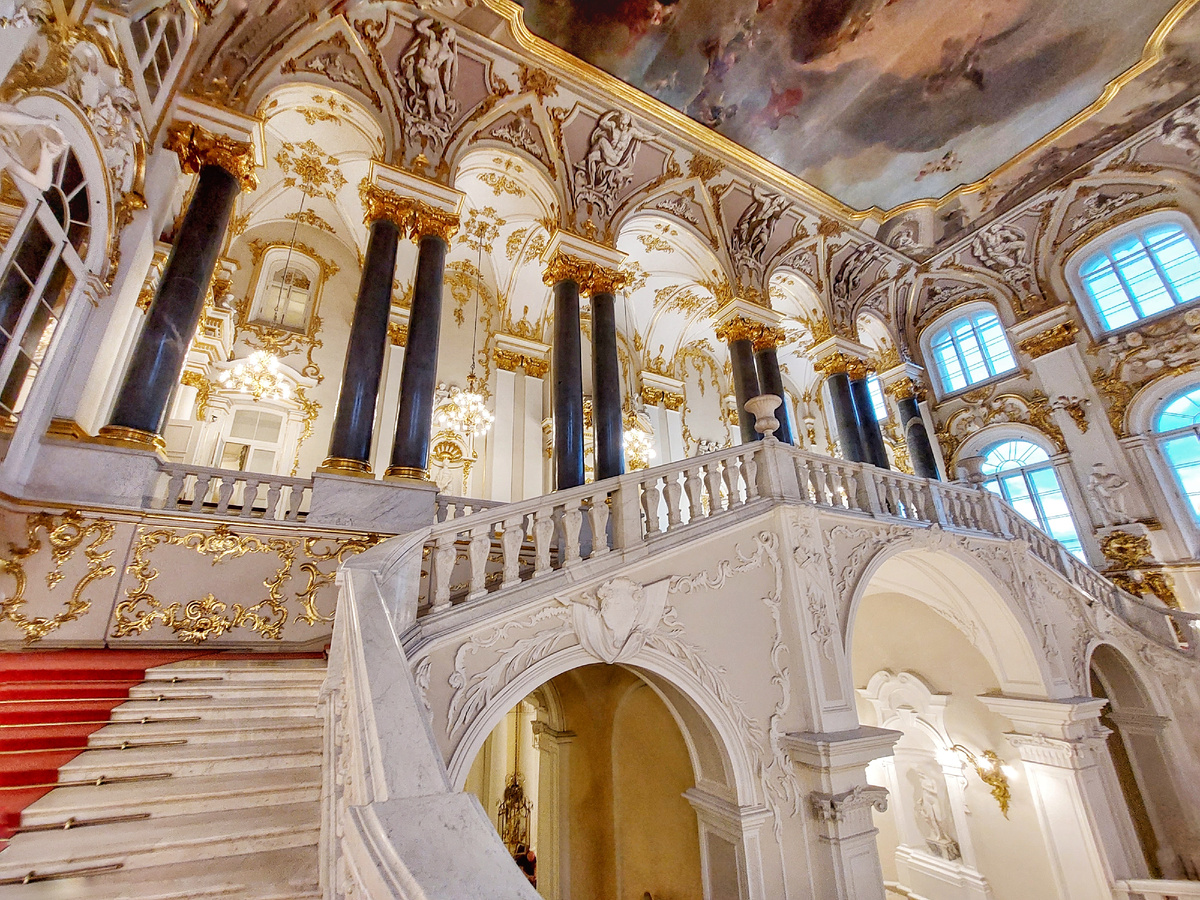 Иорданская лестница, Эрмитаж