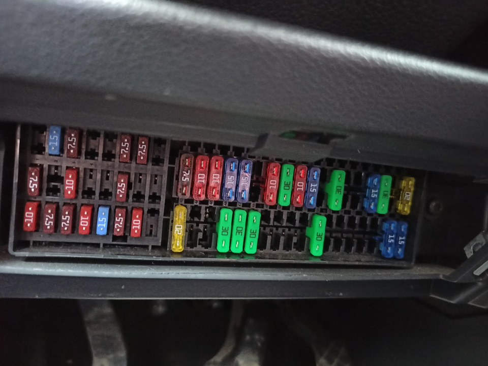 Блок предохранителей VW Polo trendline 2019 модельного года