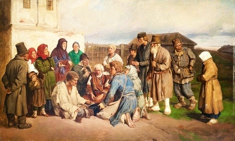 В. Васнецов "Богомольцы". В марте 2025 года картина была продана на аукционе за 135 млн.рублей. источник: artguide.com