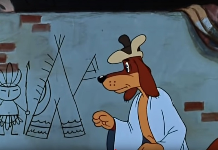    Шарик Кадр из мультфильма «Трое из Простоквашино», студия «Союзмультфильм» 1978 г.