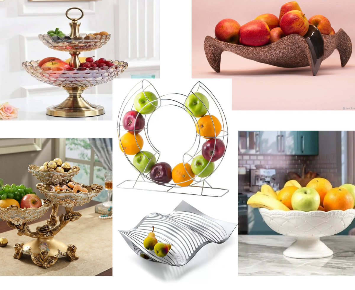 Какая фруктовница кажется вам самой красивой? А какая – самой некрасивой? 