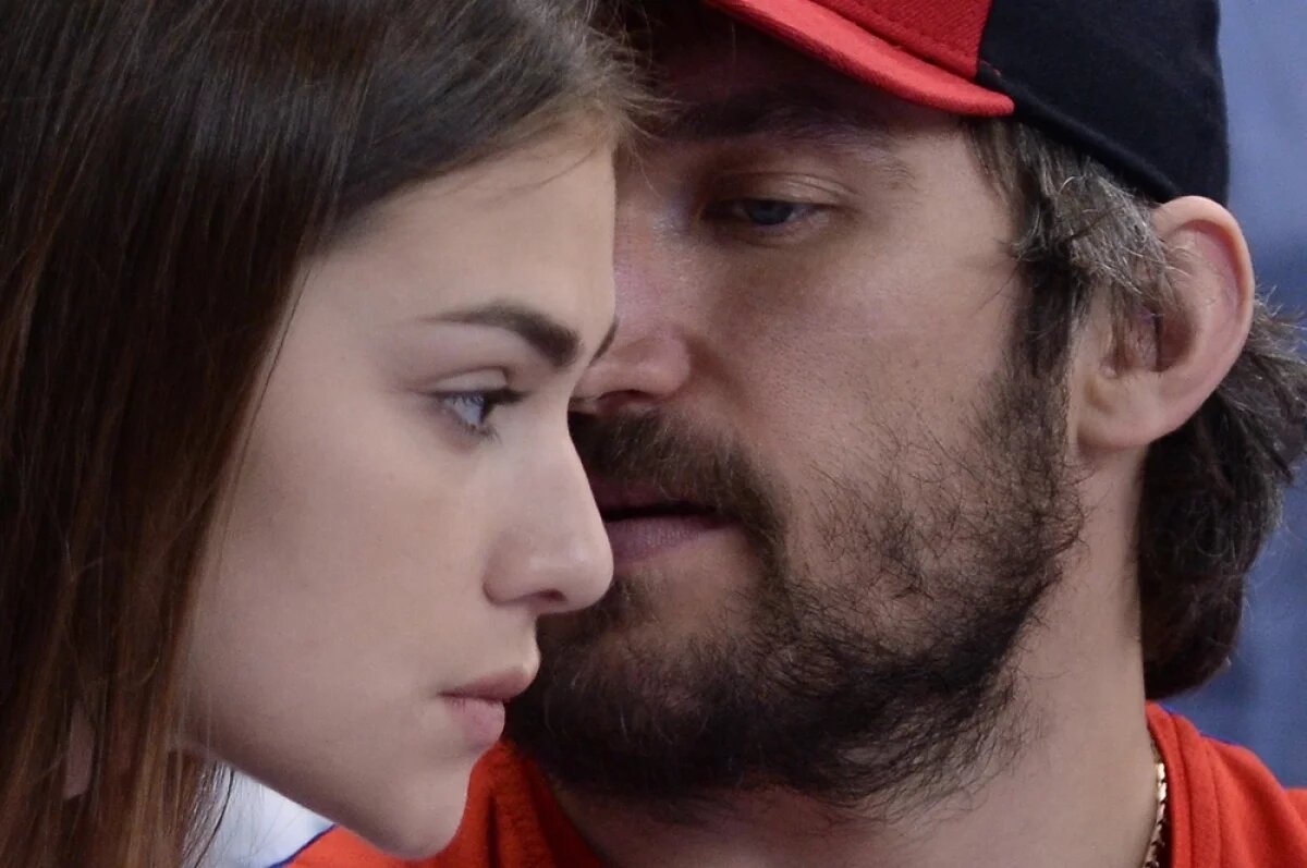    Александр Овечкин и Анастасия Шубская