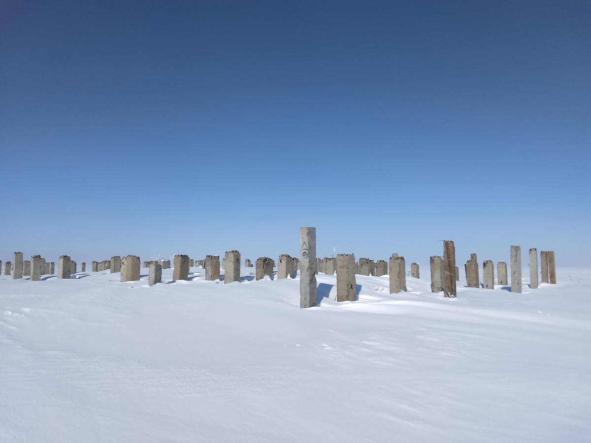 Где-то здесь начиналась лыжня