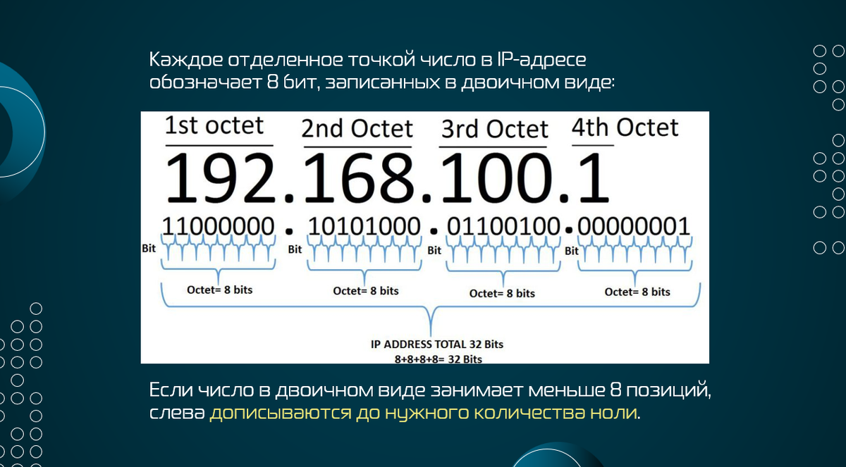 Как выглядит IP-адрес?