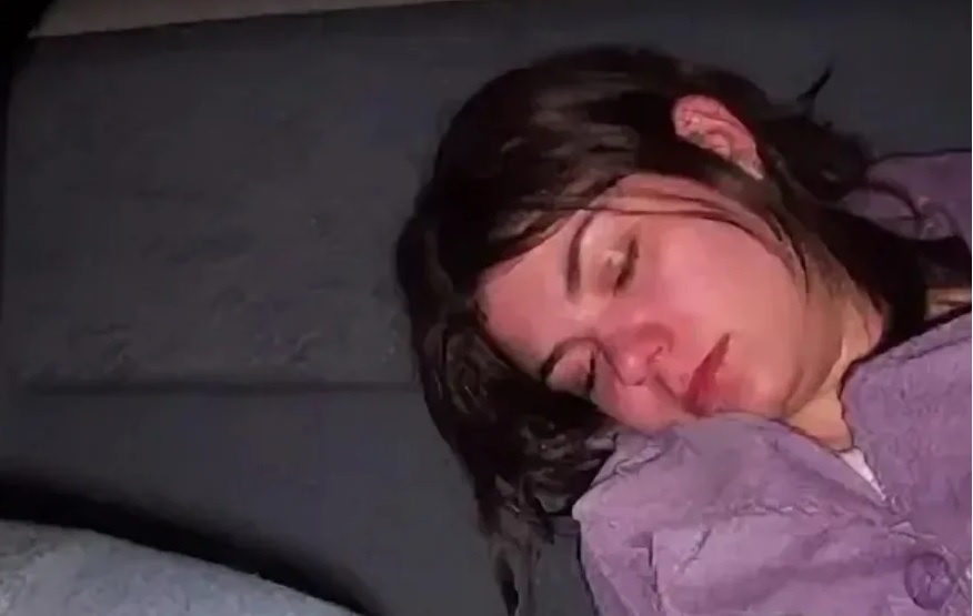 пьяная женщина