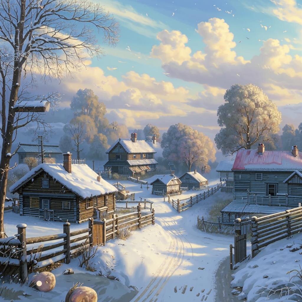 Эх, хорошо в деревне... весной.