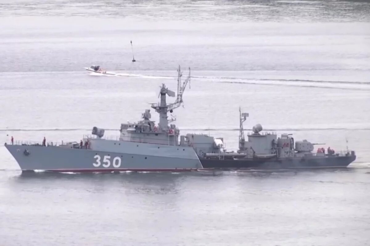   Противолодочный корабль ТОФ «уничтожил» вражескую подлодку в Японском море