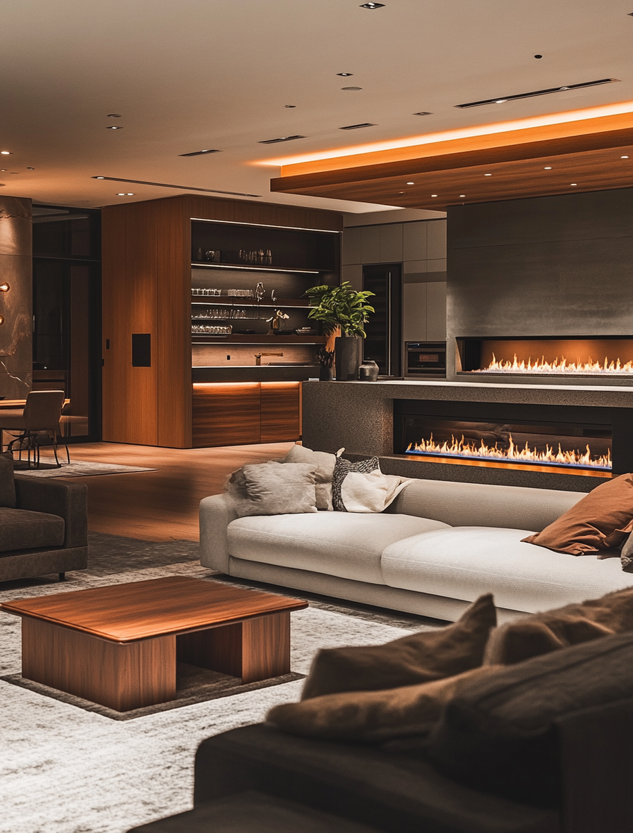    Электрические камины: как создать атмосферу уюта и тепла в вашем доме в любое время года Kamin