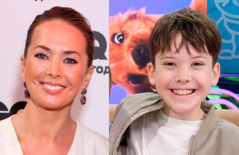 Жанна Фриске с сыном Платоном